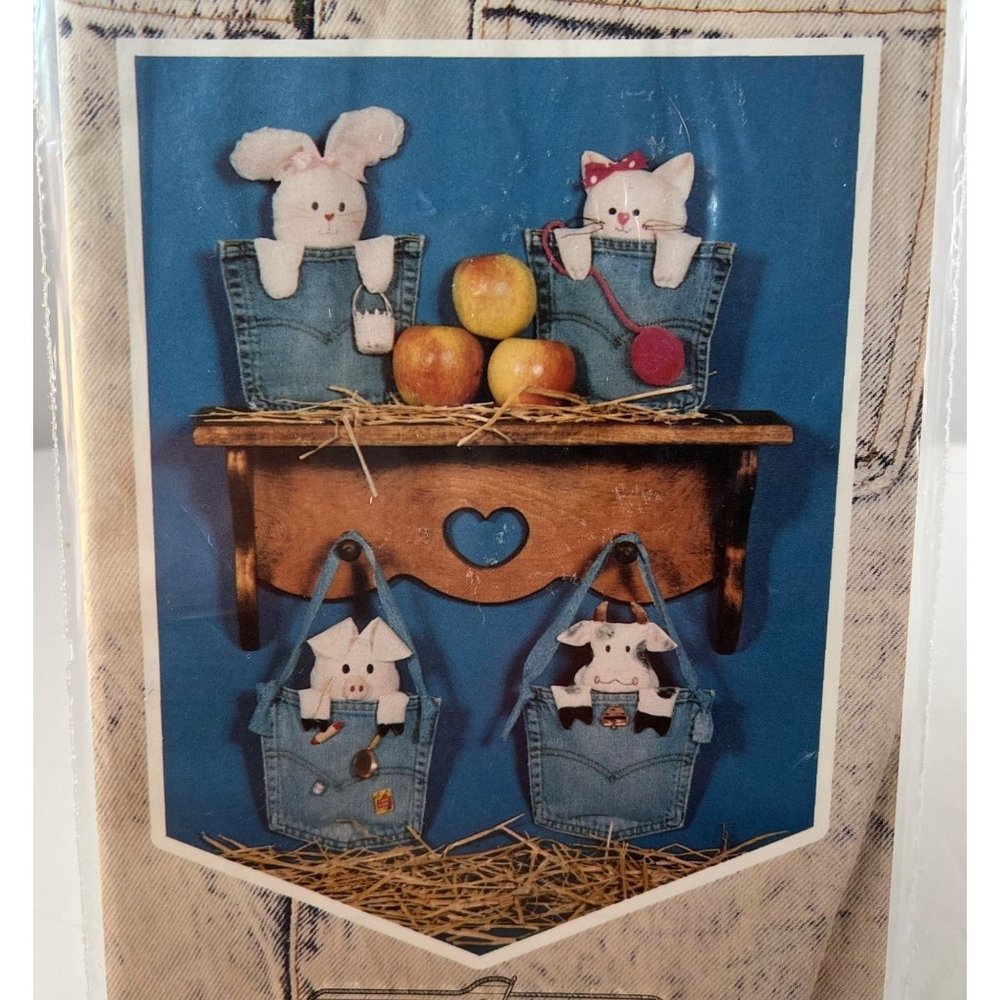 Pocket Pals Pattern Upcycled Jeans Pockets Country Thread Designs 1991